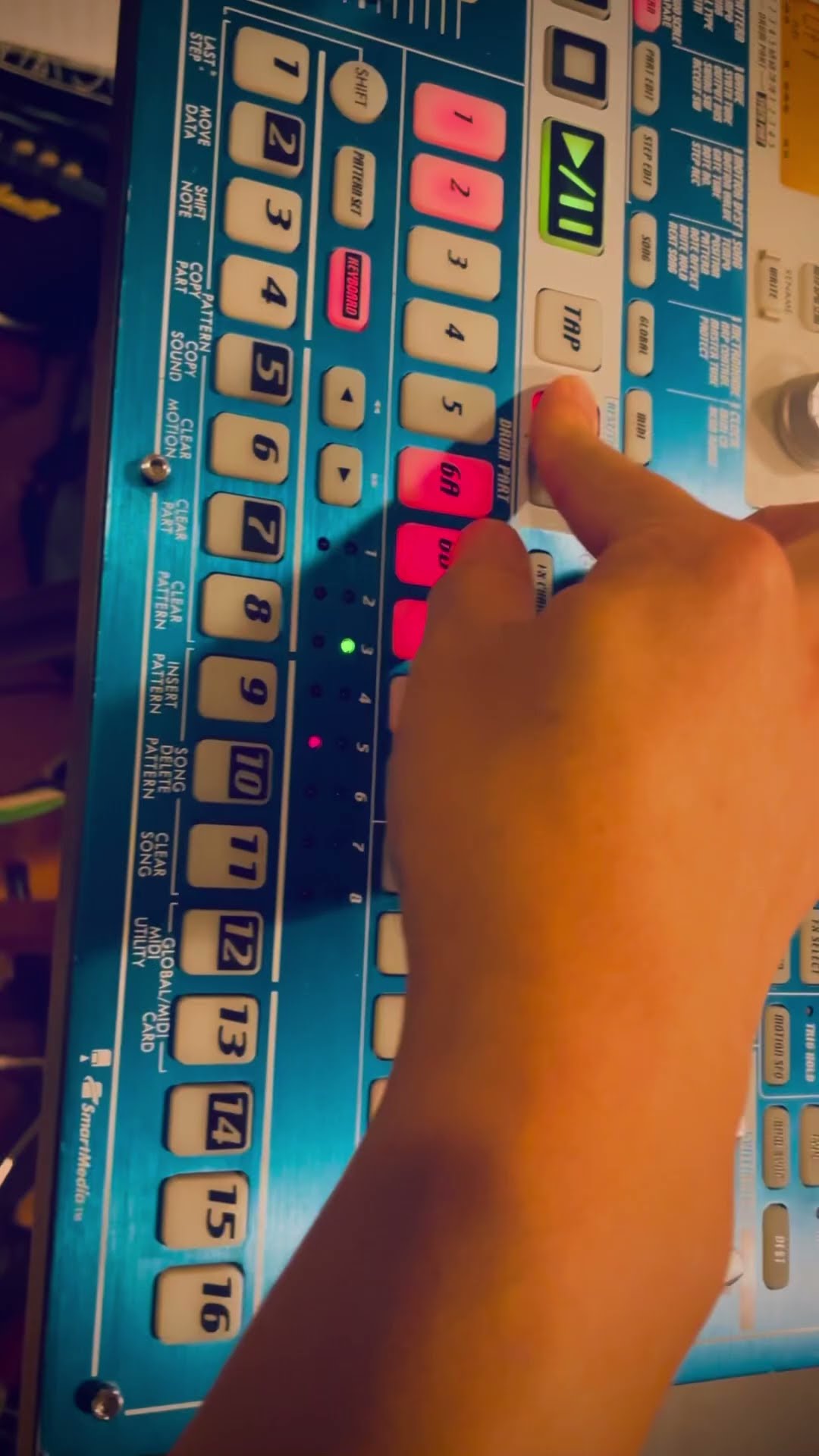 today's practice 20270704. #dawless #emx1 #beatmaking #korg