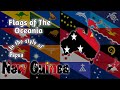 Flags Animation of Oceania in the Style of Papua New Guinea