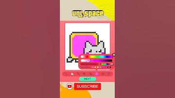 ROBLOX | How to Make Nyan Cat Pixel Art Starving Artist #shorts