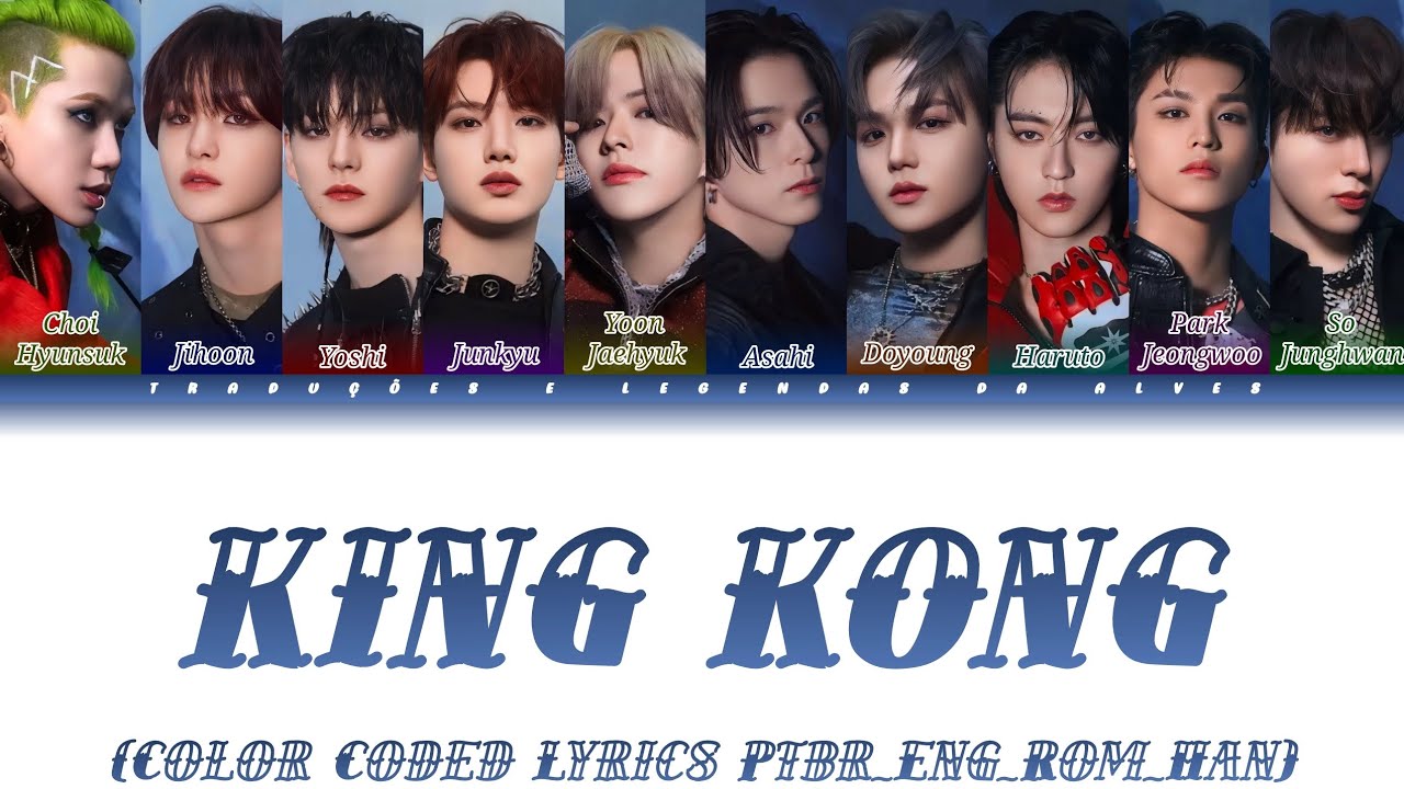 TREASURE - KING KONG (Color Coded Lyrics Ptbr_Eng_Rom_Han) - YouTube