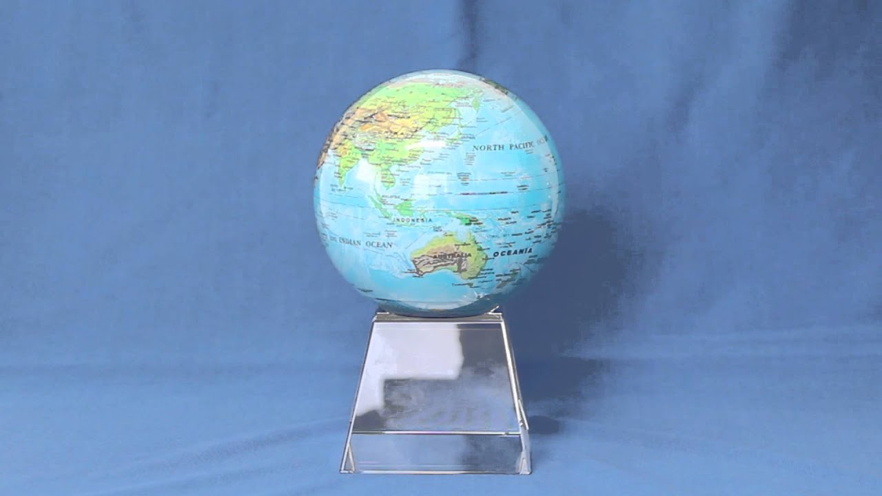 貴重】円谷プロダクション10周年記念品 地球儀型時計ゼンマイ式/動作品