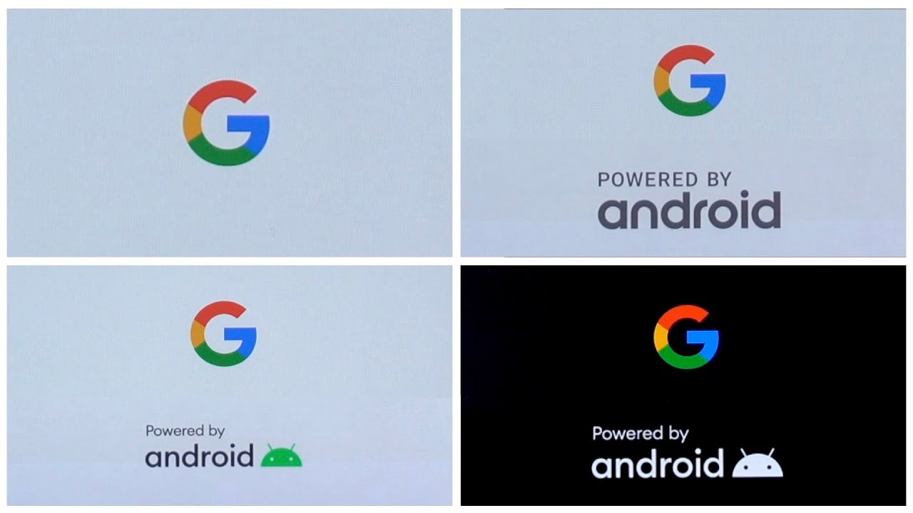 Анимация загрузки Google Pixel (Android 7.1 - 10)