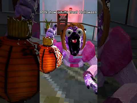 POV: how adults treat Halloween 🎃 #funny #vr #viral #shorts #animalcompany