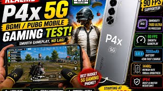 😈 Realme p4x 5g BGMI 90 FPS TEST | Smooth Gameplay, Heating & preformance Review