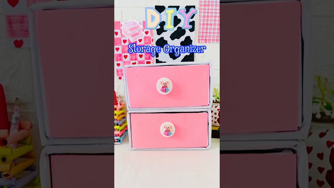 DIY Storage Organizer from Cardboard box