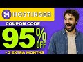 Hostinger Coupon Code 2026 🔥 Get Up To 95% OFF + Extra Discount