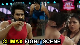 Vishnu Vishal & Aishwarya Lekshmi Kusthi Climax Fight Scene | Telugu Action Scenes | Cinema Theatre