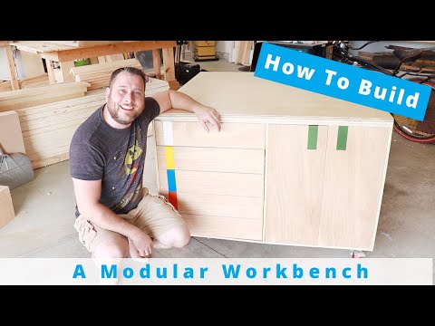 how-to-build-a-modern-modular-workbench-and-outfeed-table-|-woodworking-projects