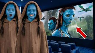 ALUNA DAN AMANDA JADI AVATAR NONTON FILM AVATAR 3 JAM NAHAN PIPIS !!