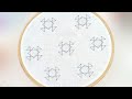 All Over Geometric Design for Dress | Hand Embroidery Work