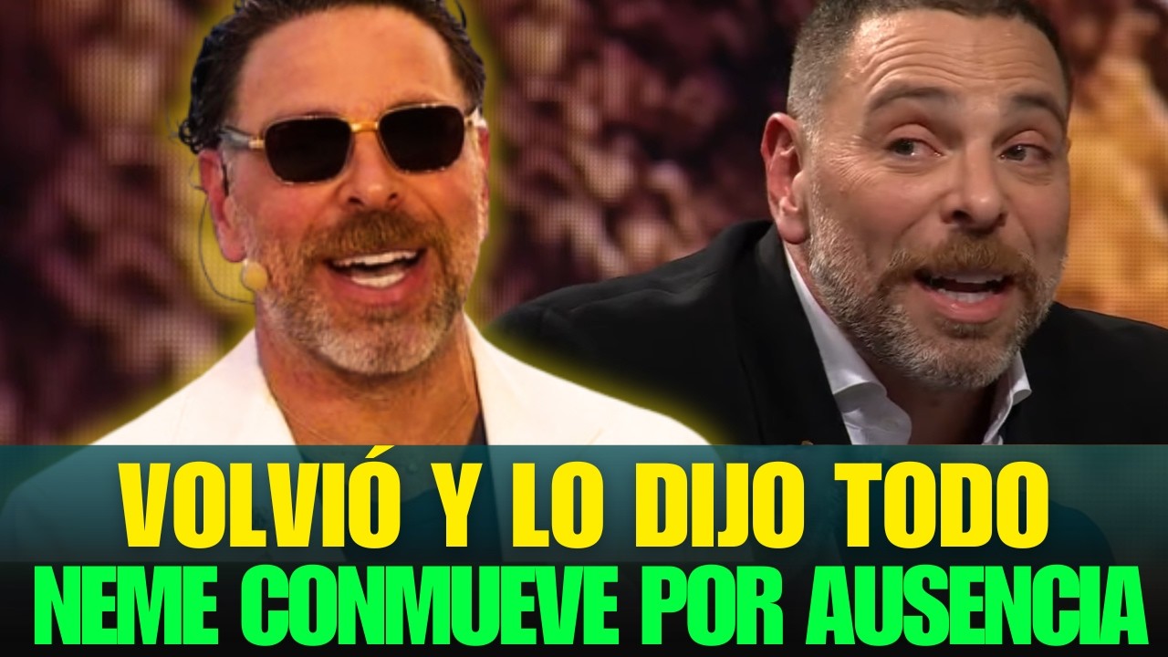 SE FUE DE EMERGENCIA: NEME ACLARA LA TRISTE SITUACIÓN PERSONAL