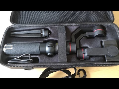Zomei Smartphone Gimbal Handy Stabilisator mit 3 Achsen und Stativ Handheld Steadycam für Panoramaaufnahme, Ge