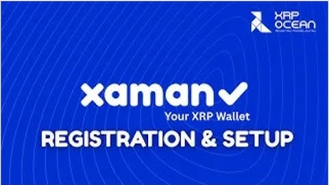 How to create Xaman Wallet & register on XRP Ocean (in hindi)