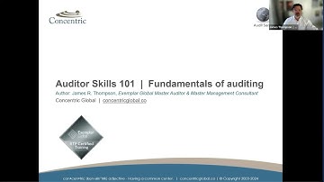 Auditor Skills 101: Module 1-Course Introduction