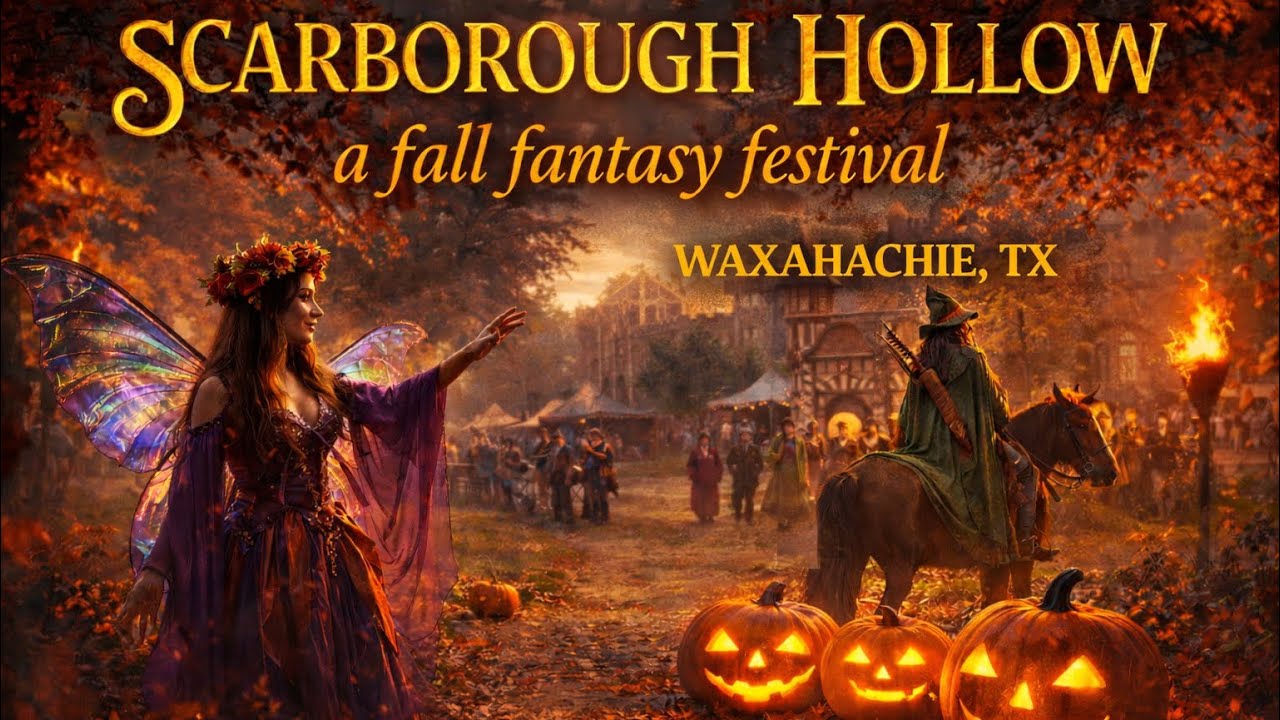 Scarborough’s Hollow — осенний фестиваль фэнтези | Ваксахачи, Техас