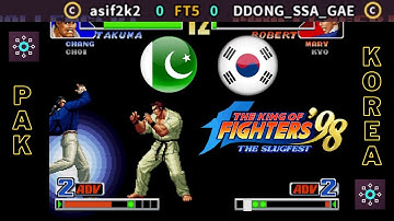 ASIF2K2 (PAKISTAN) VS (KOREA) DDONG_SSA_GAE | KOF 98 (FIGHTCADE ONLINE GAMING VIDEO KOREA PERU CHINA