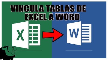 Aprende a vincular tablas de Excel a Word. Exportar de Excel a Word.