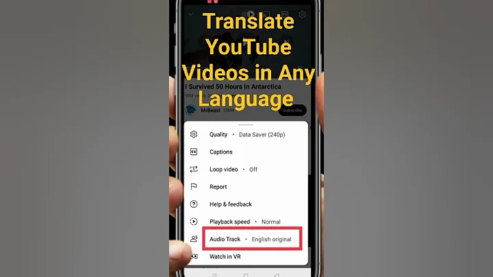 how to translate YouTube videos in any language/ how to translate audio language of YouTube videos