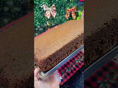 Pão de Ló De Liquidificador GIGANTE e com pouquíssimos ingredientes!!