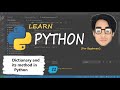 Python Tutorial for beginners [Hindi] -22 || Dictionary &amp; methods in python | python programming