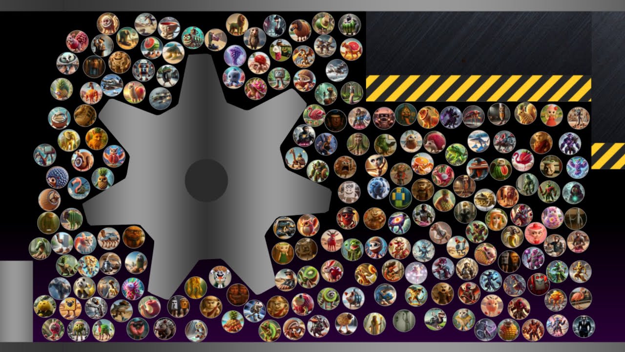 ALL 195 Italian Brainrot Characters Marble Race - Who will win at all? - Jery's Marbles