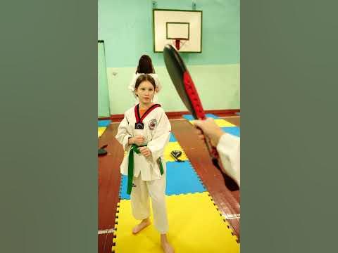 Красавица Тхэквондо #taekwondo #дети #тхэквондо #удары - YouTube