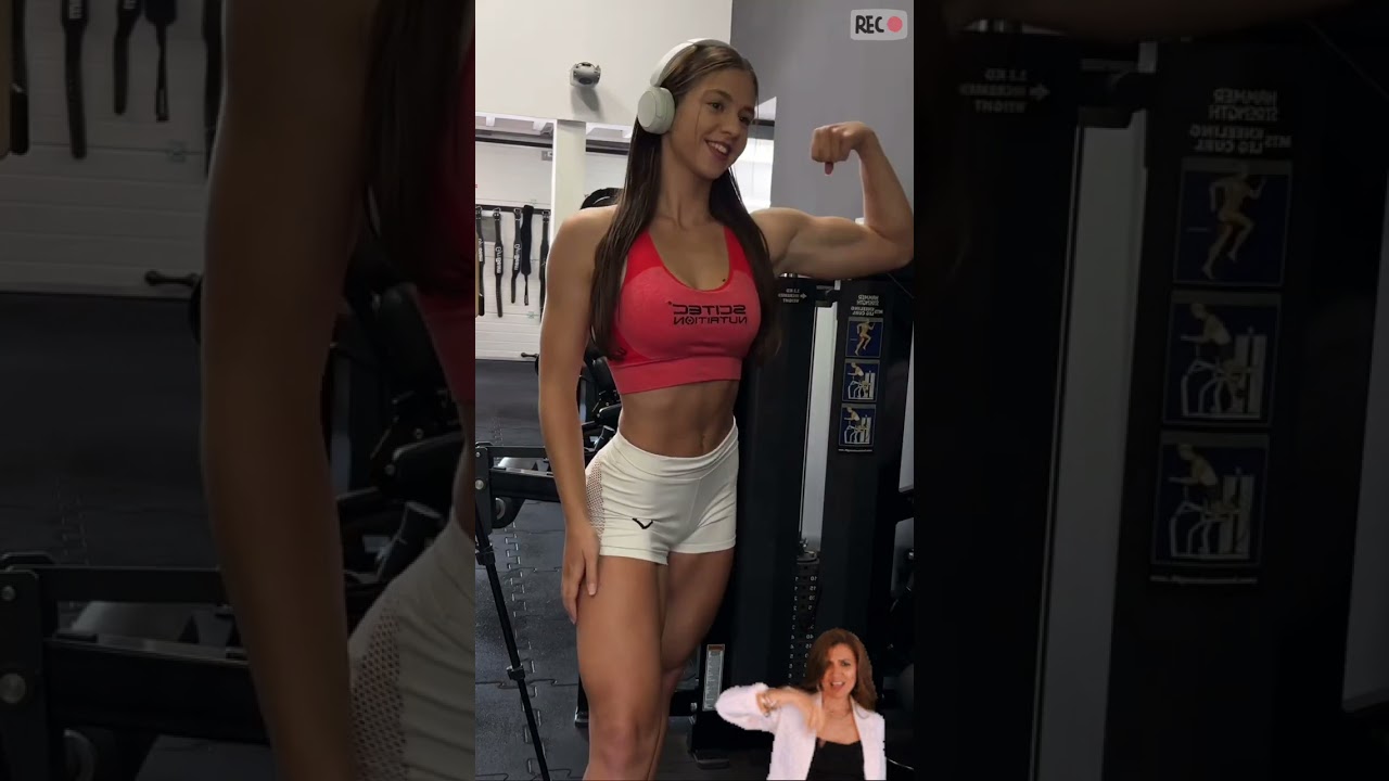 Slim Fit Gym Girl Awesome Body Shape 🍓🍓 