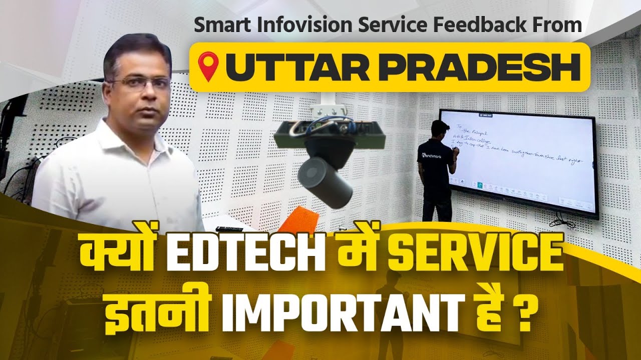 Benchmark Online Class Studio Setup Installed at UP | Smart Infovision Service Feedback From UP