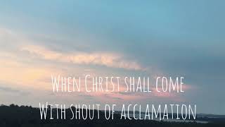 How great Thou art (lyric) Anthem Lights