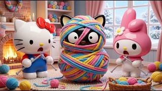 Chococat's YARN Mix-Up Becomes a Big Knitting Surprise! 😱 | Hello