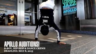 Audition at The Apollo: B-Boy, Hip-Hop, & Dance Crews!