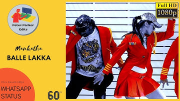 Balle Lakka - Mankatha | WhatsApp Status | 60fps | Tamil | FullScreen Video | U1 | Thala Ajith
