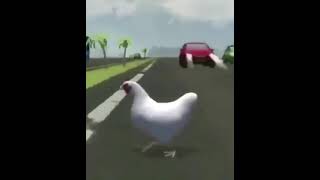 gallina caminando meme @treszu