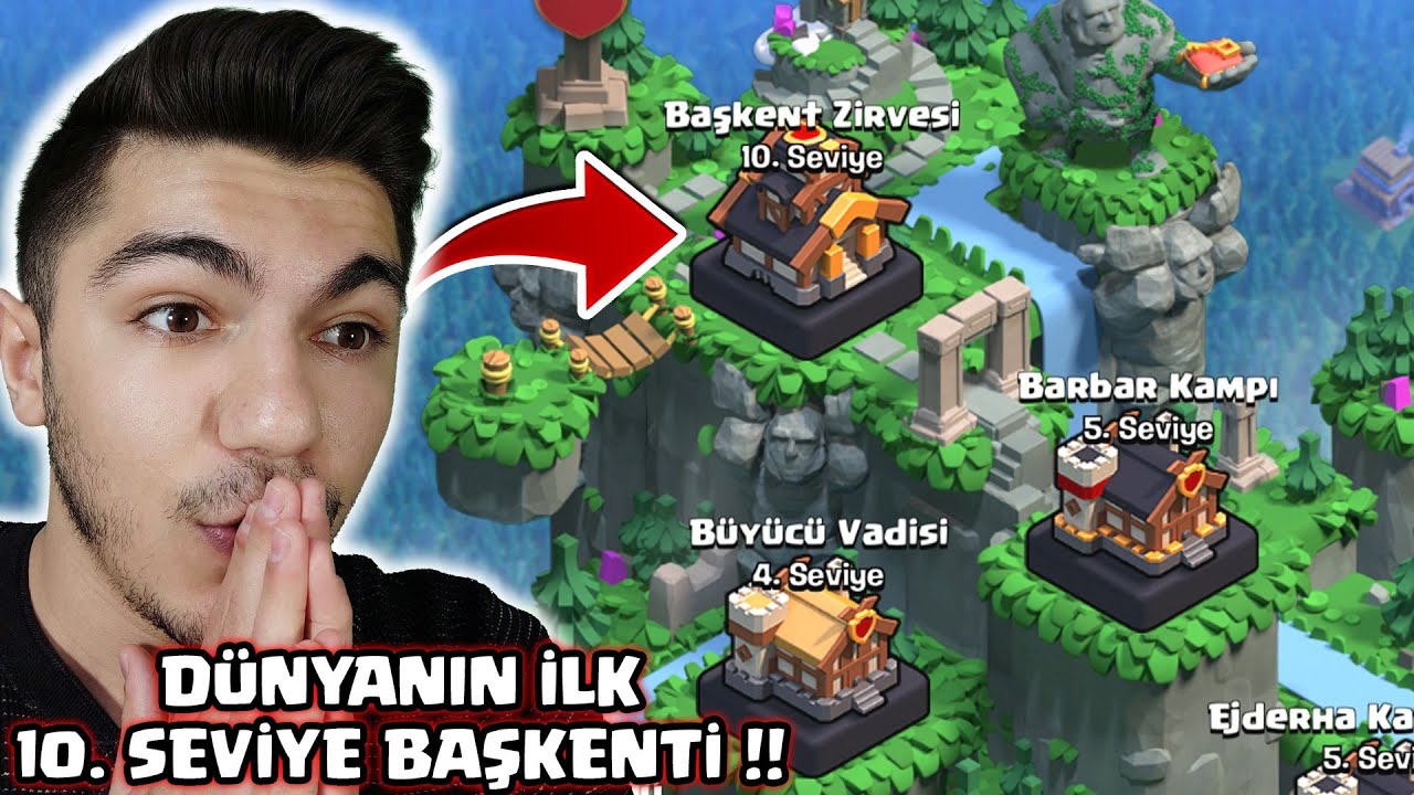 DÜNYANIN İLK 10. SEVİYE BAŞKENTİ !! - Clash Of Clans