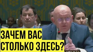 Где Вы Вчера Были? Небензя Уличил Запад В Лицемерии И Сделал Замечание Генсеку Оон