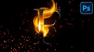 Fire Text Effect with The Flame Generator [Photoshop Tutorial] screenshot 1