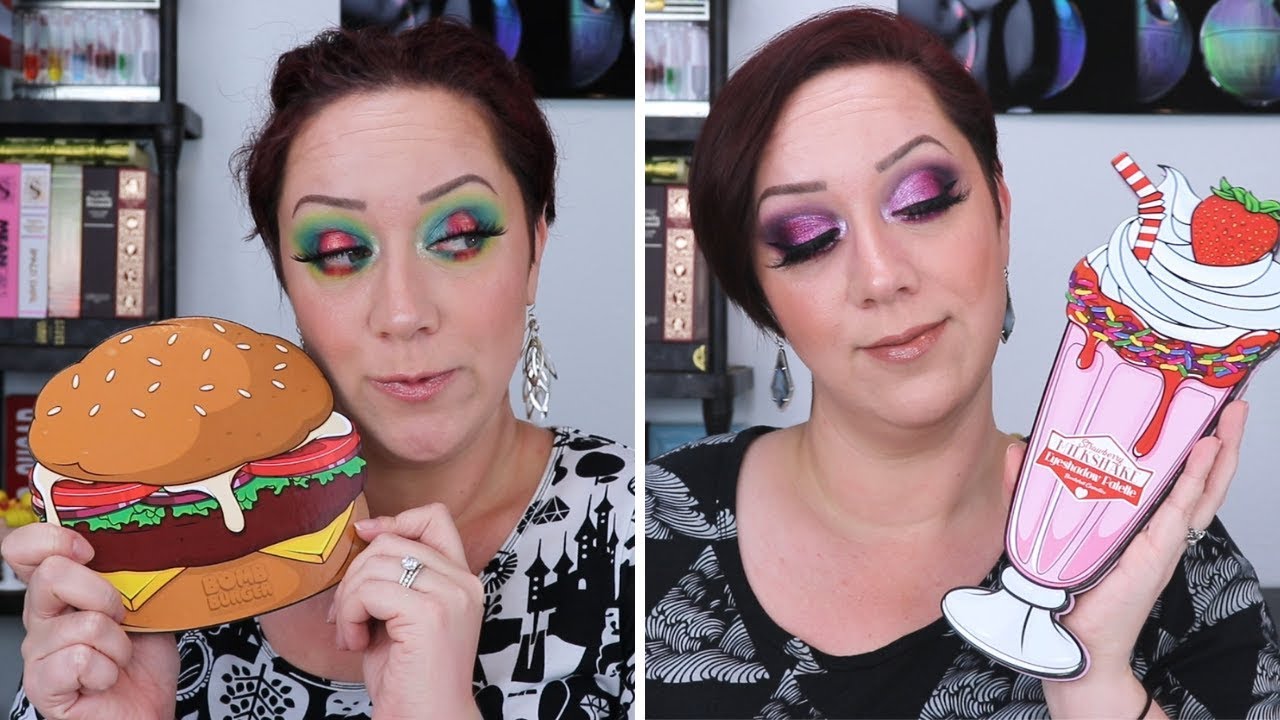 2 Looks w/ the Burger & Milkshake Palettes | Bombshell Cosmetica