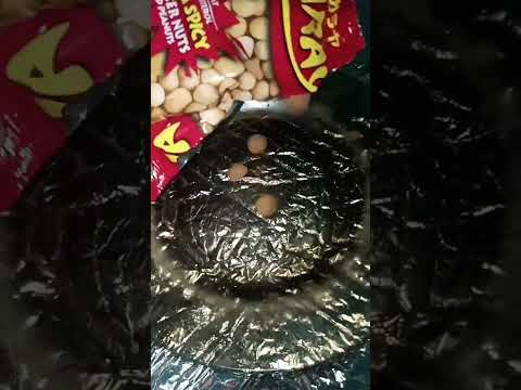 Hot spicy crackers nuts coated peanut 🥜 (Nagaraya) #asmrsounds #asmr #short#7