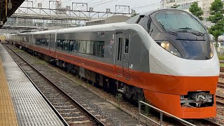 遂に全色揃った!【E657系K3編成 KY出場回送】E657系カツK3編成(フレッシュひたち色リバイバル塗装・橙色)が宇都宮駅に到着停車〜非常警笛を鳴らして発車(回8126M)2023.9.27