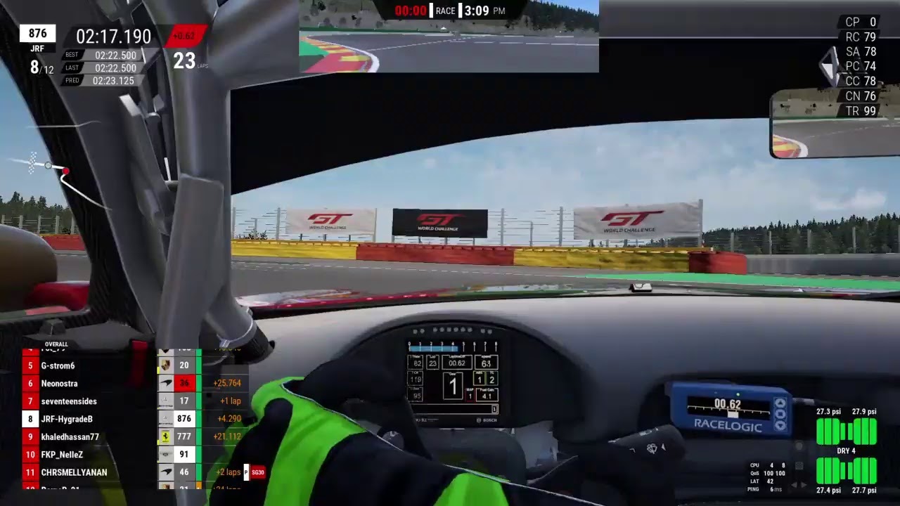 JRF Hygrade B ACC test race 3 