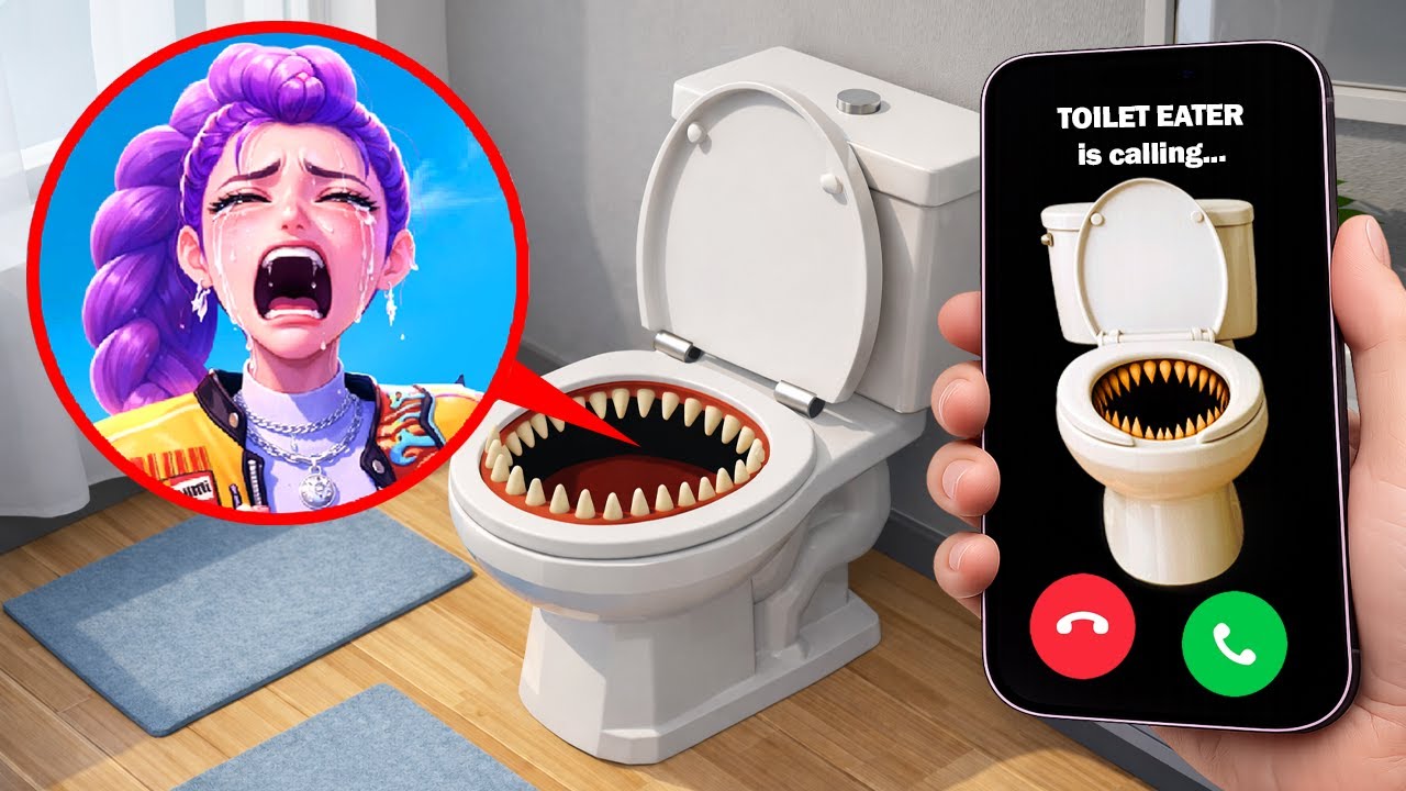 Un DRON Captó TOILET EATER Vs KPOP Demon Hunters A Las 3AM! (SLIDE EATER Aparece) | ZAPPO Hunter ESP