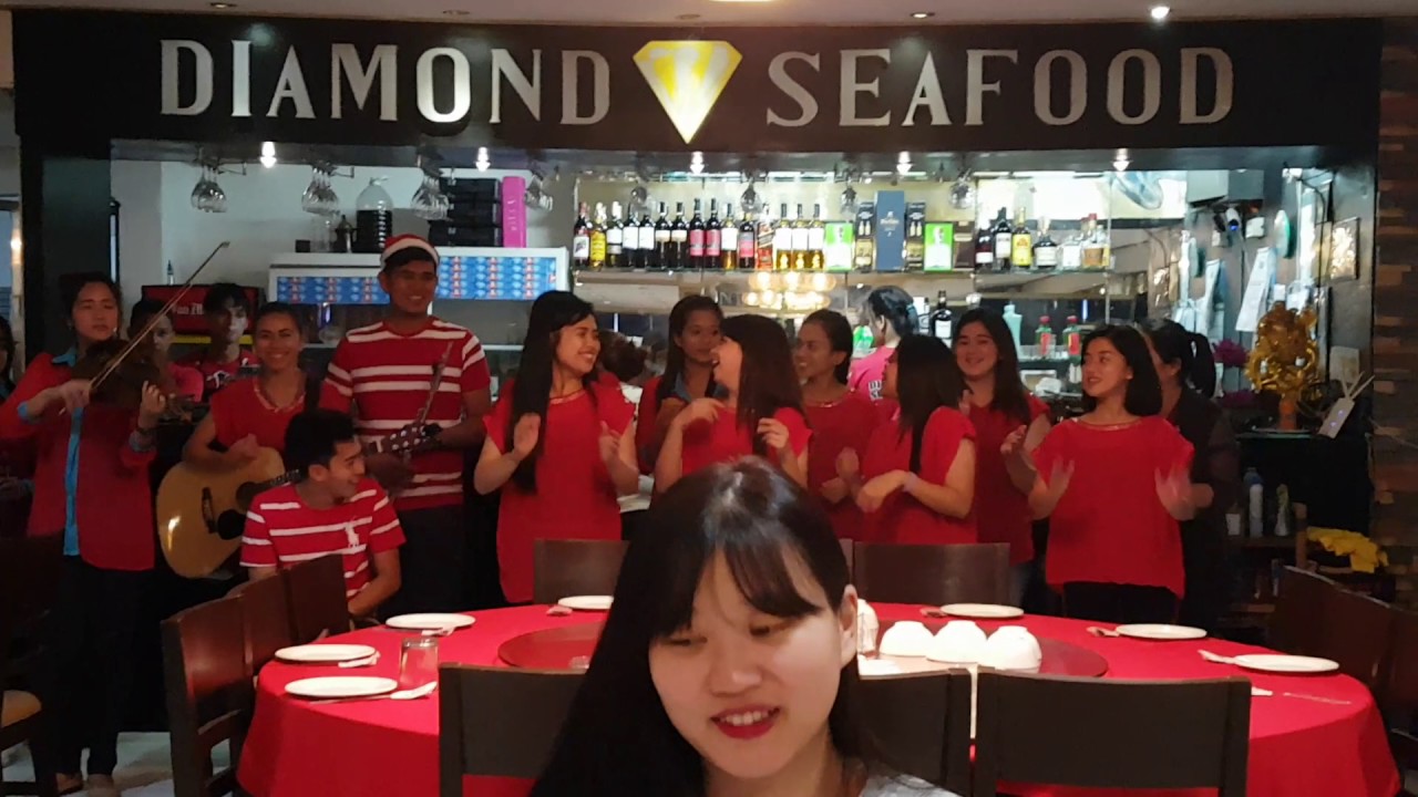 Diamond seafood restaurant. Christams YouTube