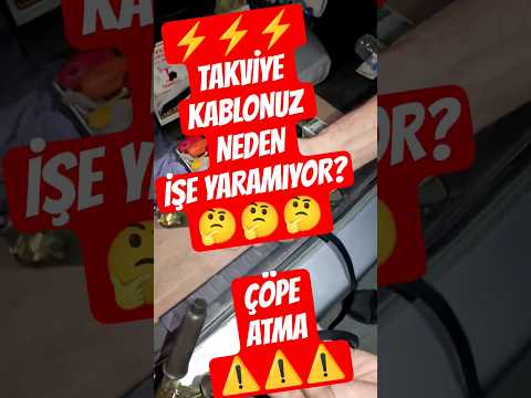 AKÜ #TAKVİYE KABLOSUNDA BÜYÜK HİLE