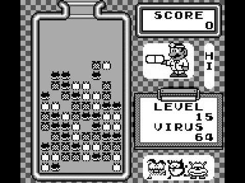 Dr. Mario Game Boy Place Pill to Clear Stage All Cutscenes Level Hi ...