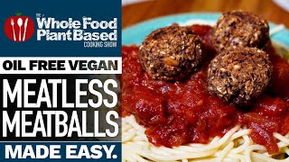 EASY VEGAN MEATBALLS RECIPE 🍝 Make your marinara sing! 💖