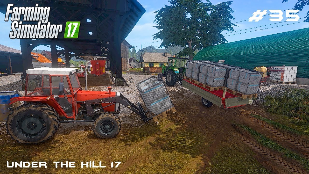 Selling wool pallets | Under the Hill 17 | Farming Simulator 2017 | Episode 35