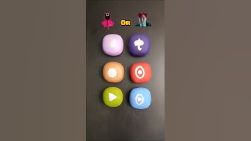 Guess the Colors of Squid Game inside the cubes #squidgame #satisfying