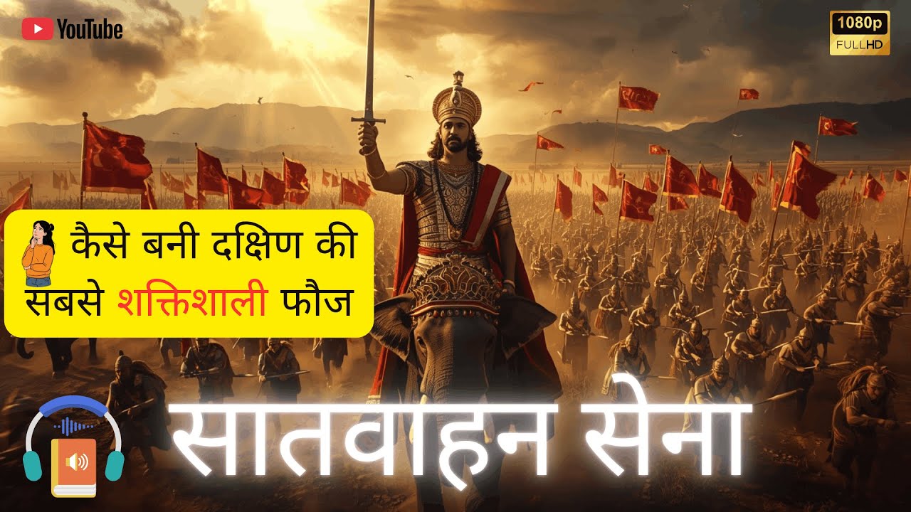 सातवाहन सेना की ताकत | कैसे गौतमीपुत्र ने विदेशी आक्रमणकारियों को कुचल दिया? | Satavahana Army
