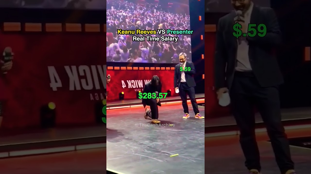 Keanu Reeves VS Average Person LIVE Salary 💸🤑 