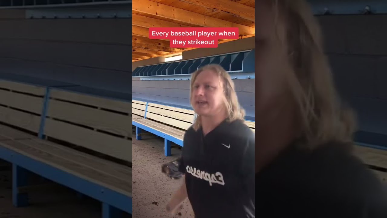 Every Baseball Player When They Strikeout TikTok joeymulinaro